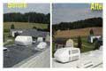 Flat Roof Repair Befor and After