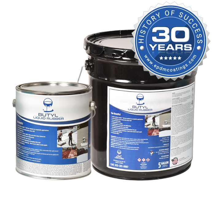 Liquid Butyl Rubber - A New Roof For A Fraction Of The Cost!
