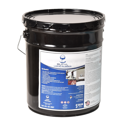 Liquid Butyl Rubber Five Gallon - Only Liquid Rubber Waterproof