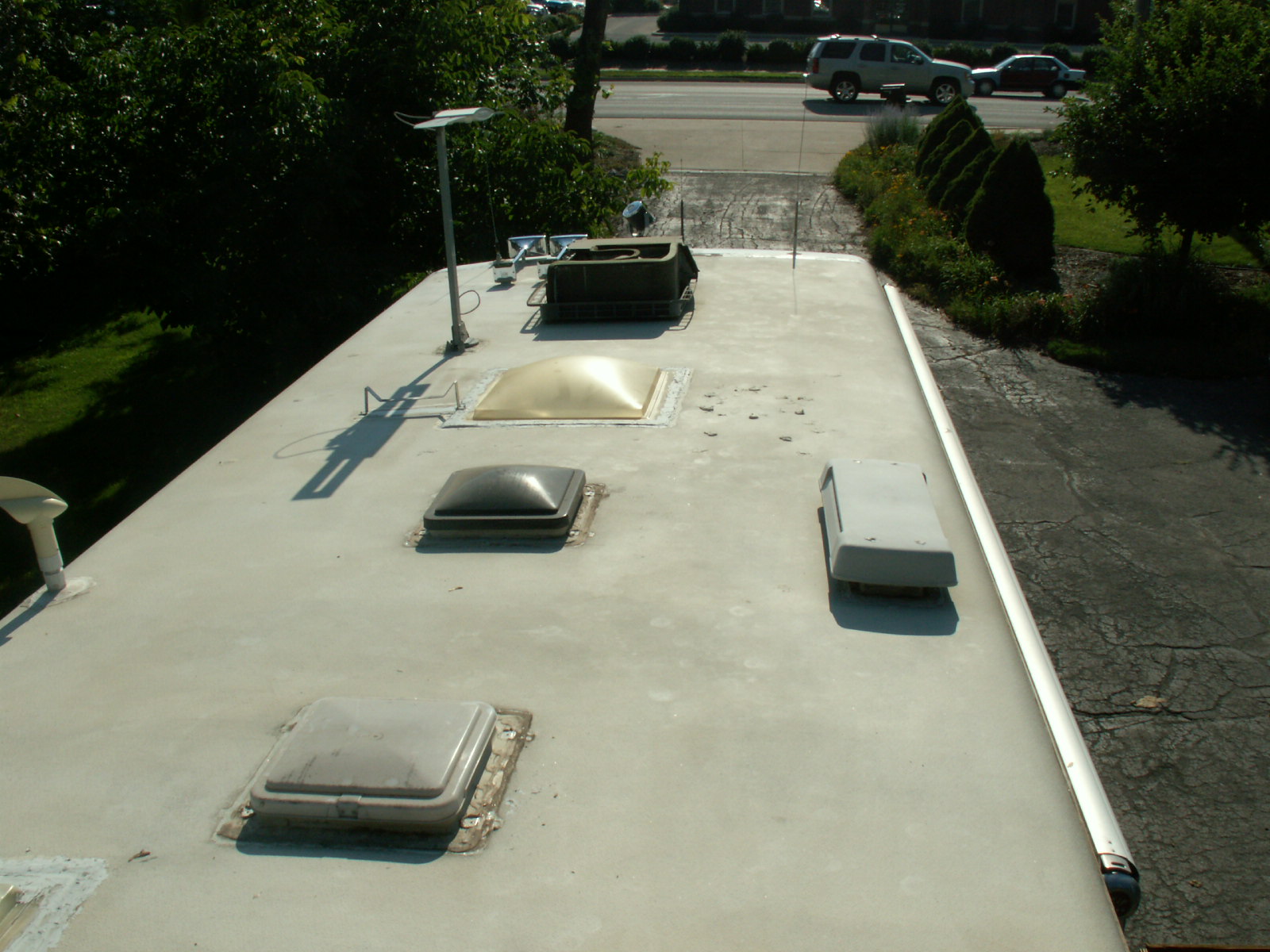 roof before